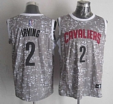 Cleveland Cavaliers #2 Kyrie Irving Gray City Luminous Stitched Jersey,baseball caps,new era cap wholesale,wholesale hats